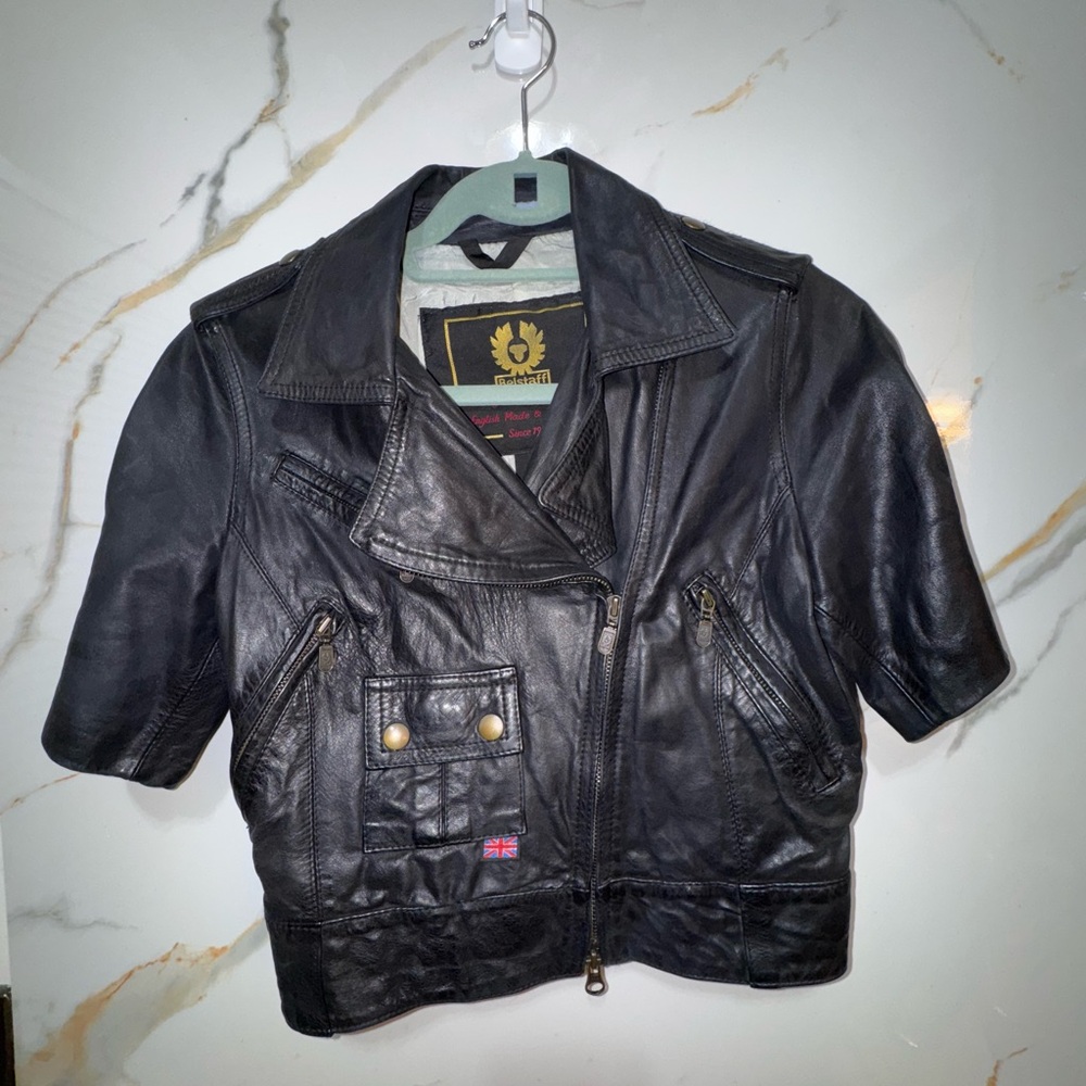 BELSTAFF mini bike leather Jacket